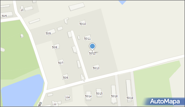 Kobierzycko, Kobierzycko, 50/12, mapa Kobierzycko