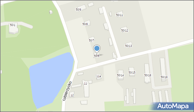 Kobierzycko, Kobierzycko, 50/6, mapa Kobierzycko