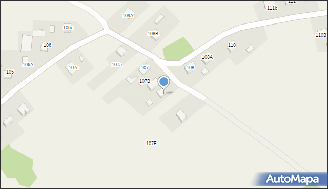 Kobierzyn, Kobierzyn, 107d, mapa Kobierzyn