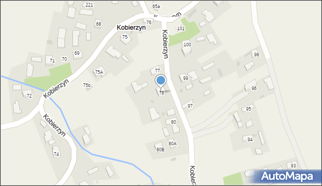 Kobierzyn, Kobierzyn, 78, mapa Kobierzyn