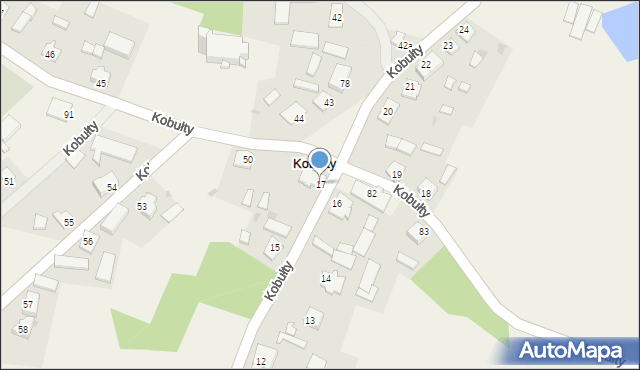 Kobułty, Kobułty, 17, mapa Kobułty