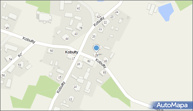 Kobułty, Kobułty, 19, mapa Kobułty