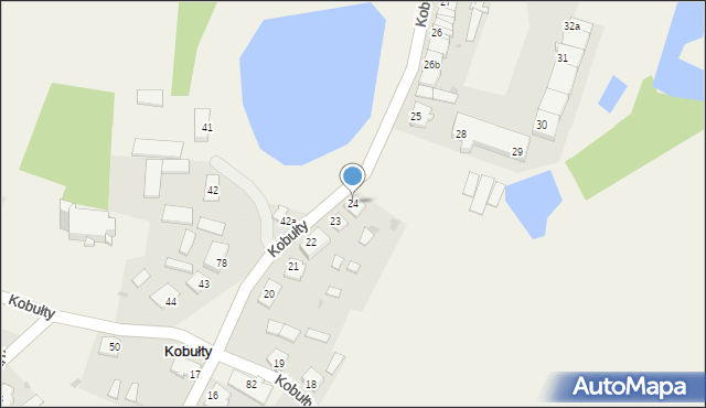 Kobułty, Kobułty, 24, mapa Kobułty
