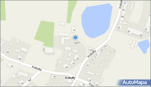 Kobułty, Kobułty, 42, mapa Kobułty