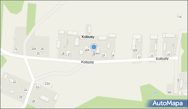 Kobusy, Kobusy, 16, mapa Kobusy