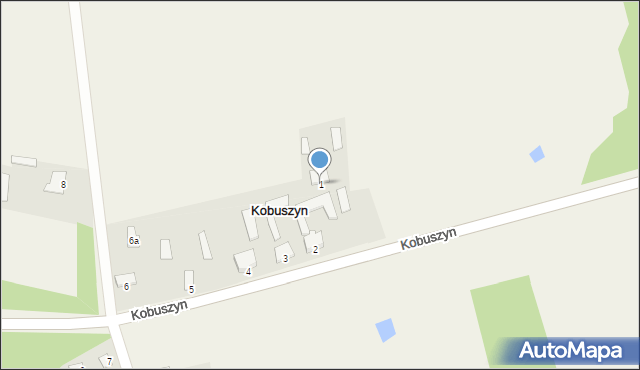 Kobuszyn, Kobuszyn, 1, mapa Kobuszyn