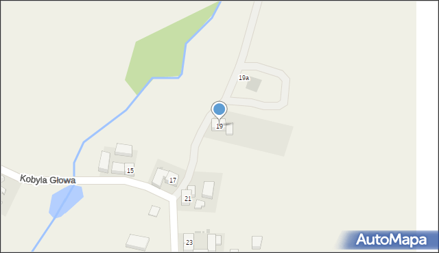 Kobyla Głowa, Kobyla Głowa, 19, mapa Kobyla Głowa