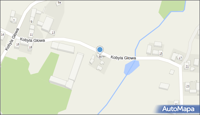 Kobyla Głowa, Kobyla Głowa, 20, mapa Kobyla Głowa