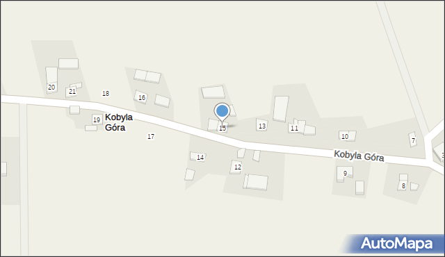 Kobyla Góra, Kobyla Góra, 15, mapa Kobyla Góra