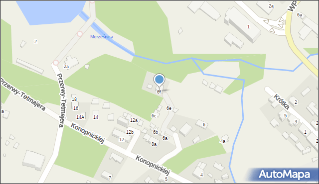 Kobyla Góra, Konopnickiej Marii, 6f, mapa Kobyla Góra