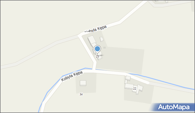 Kobyla Kępa, Kobyla Kępa, 23, mapa Kobyla Kępa