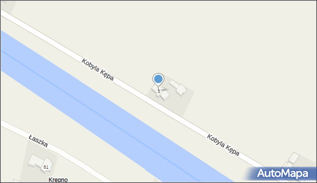Kobyla Kępa, Kobyla Kępa, 3, mapa Kobyla Kępa