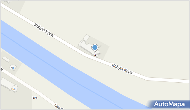 Kobyla Kępa, Kobyla Kępa, 4, mapa Kobyla Kępa