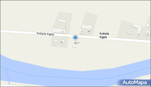 Kobyla Kępa, Kobyla Kępa, 5b, mapa Kobyla Kępa