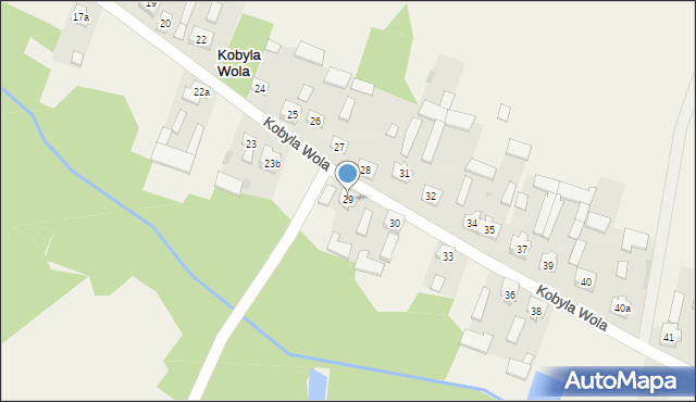 Kobyla Wola, Kobyla Wola, 29, mapa Kobyla Wola