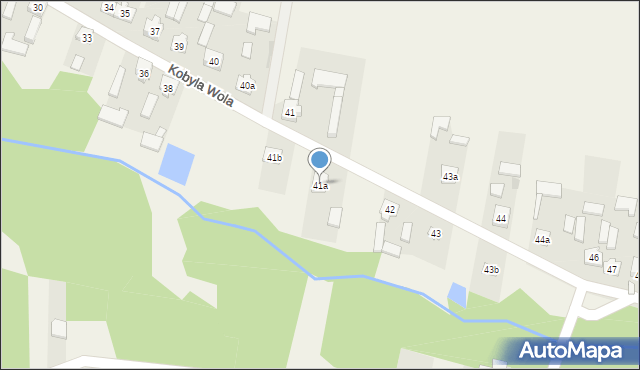 Kobyla Wola, Kobyla Wola, 41a, mapa Kobyla Wola
