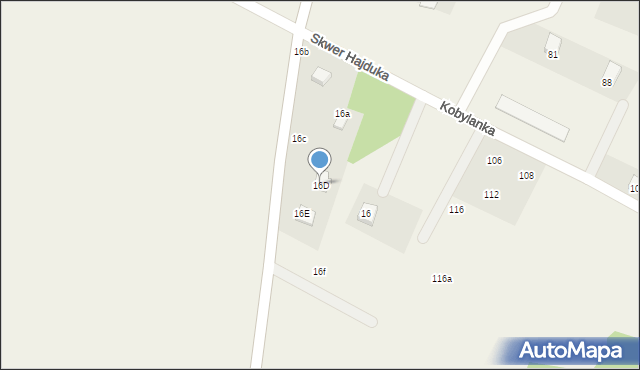 Kobylanka, Kobylanka, 16D, mapa Kobylanka