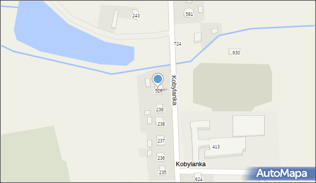 Kobylanka, Kobylanka, 526, mapa Kobylanka