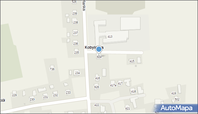 Kobylanka, Kobylanka, 624, mapa Kobylanka