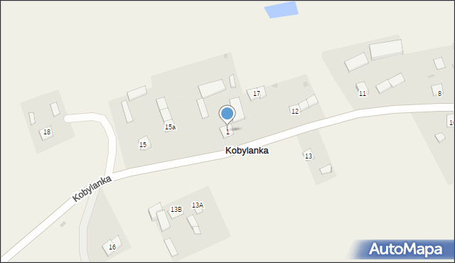 Kobylanka, Kobylanka, 1, mapa Kobylanka