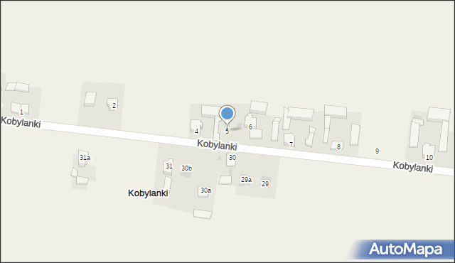 Kobylanki, Kobylanki, 5, mapa Kobylanki