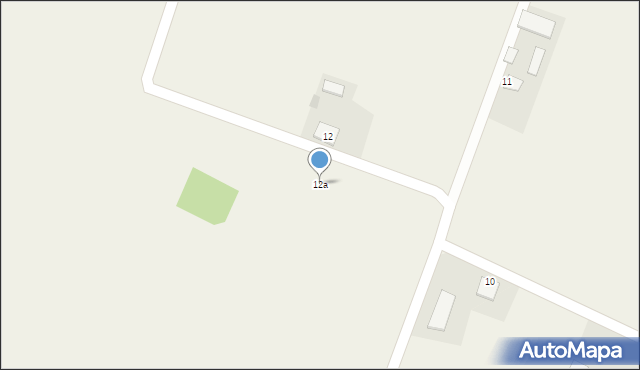 Kobylany, Kobylany, 12a, mapa Kobylany