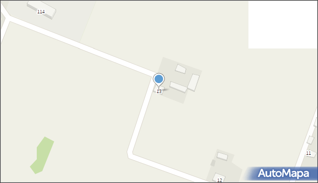 Kobylany, Kobylany, 13, mapa Kobylany