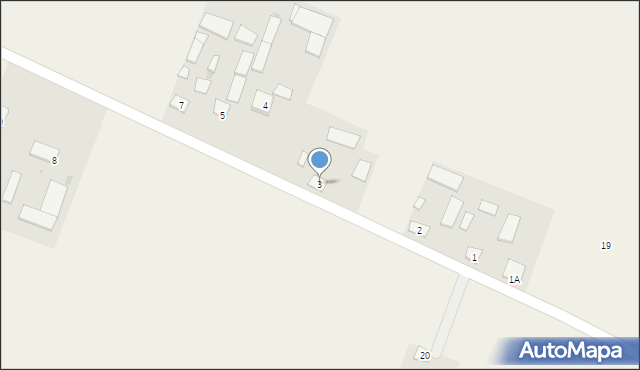 Kobylany, Kobylany, 3, mapa Kobylany