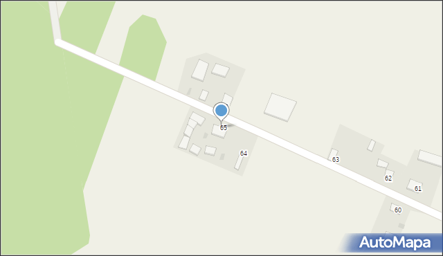 Kobylany, Kobylany, 65a, mapa Kobylany