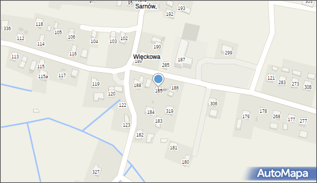 Kobylany, Kobylany, 185, mapa Kobylany