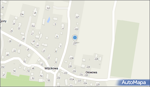 Kobylany, Kobylany, 237, mapa Kobylany