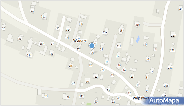 Kobylany, Kobylany, 25, mapa Kobylany