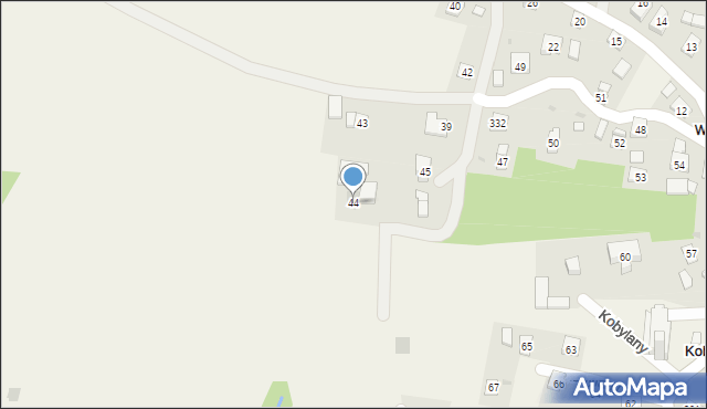 Kobylany, Kobylany, 44, mapa Kobylany