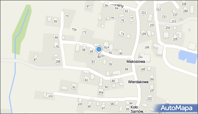 Kobylany, Kobylany, 84, mapa Kobylany