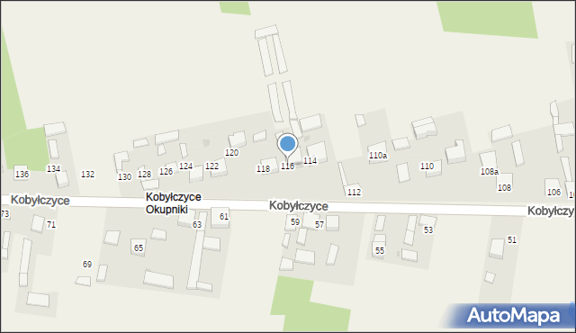 Kobyłczyce, Kobyłczyce, 116, mapa Kobyłczyce