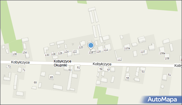 Kobyłczyce, Kobyłczyce, 118, mapa Kobyłczyce