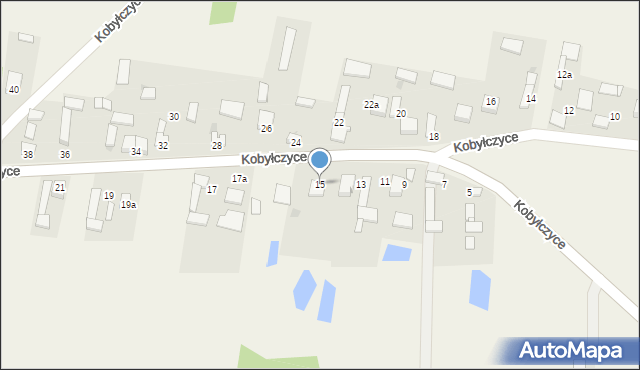Kobyłczyce, Kobyłczyce, 15, mapa Kobyłczyce