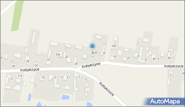 Kobyłczyce, Kobyłczyce, 16, mapa Kobyłczyce