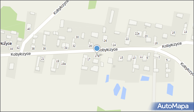 Kobyłczyce, Kobyłczyce, 17a, mapa Kobyłczyce