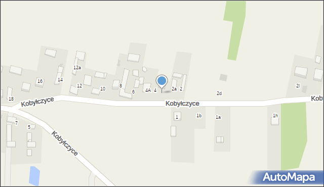 Kobyłczyce, Kobyłczyce, 2b, mapa Kobyłczyce