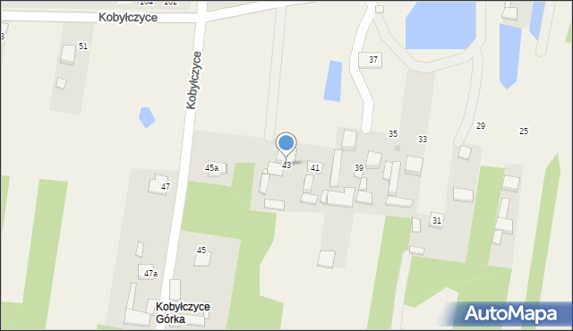 Kobyłczyce, Kobyłczyce, 43, mapa Kobyłczyce