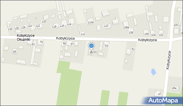 Kobyłczyce, Kobyłczyce, 55, mapa Kobyłczyce