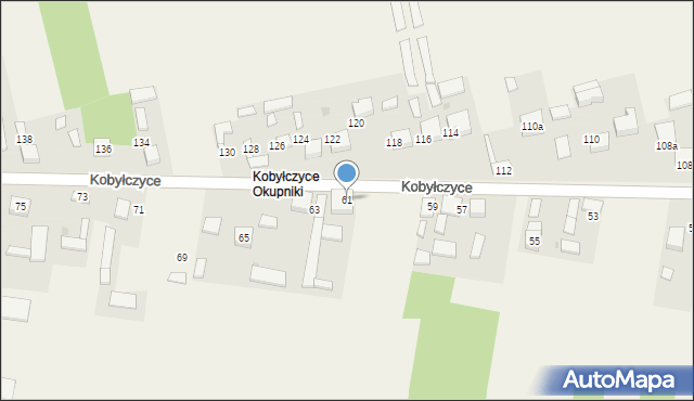 Kobyłczyce, Kobyłczyce, 61, mapa Kobyłczyce