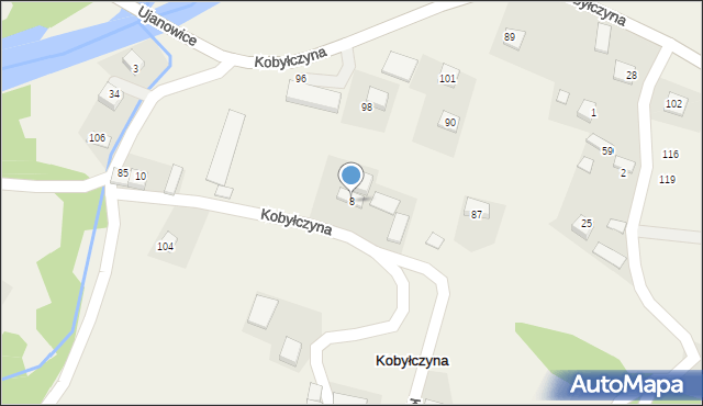 Kobyłczyna, Kobyłczyna, 8, mapa Kobyłczyna