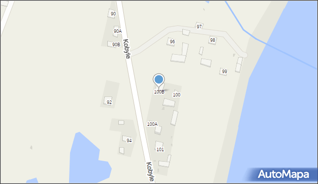 Kobyle, Kobyle, 100B, mapa Kobyle