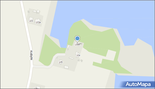 Kobyle, Kobyle, 104b, mapa Kobyle