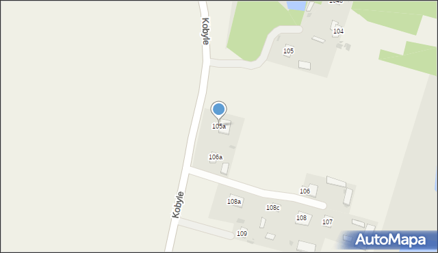 Kobyle, Kobyle, 105a, mapa Kobyle