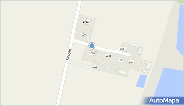 Kobyle, Kobyle, 108a, mapa Kobyle