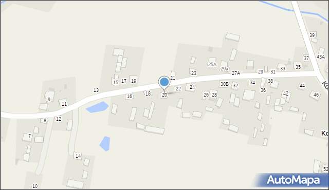 Kobyle, Kobyle, 20, mapa Kobyle
