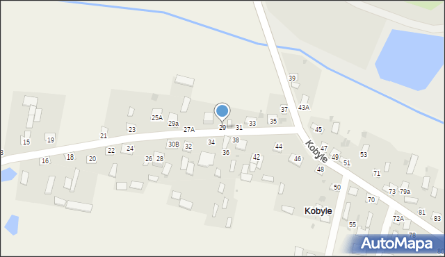 Kobyle, Kobyle, 29, mapa Kobyle